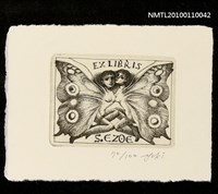 藏品(藏書票—蝶々の密談（Secret Talk of Butterflies）)的圖片