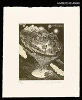 藏品(藏書票—ラピュタ（飛ぶ島の磁力線）)的圖片