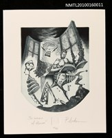 藏品(藏書票—The Lessons Of Heron（哈農的教訓）)的圖片