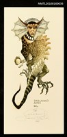 藏品(藏書票—四不像（多獸人）)的圖片