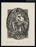 藏品(藏書票—亞當與夏娃)的圖片