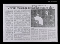 藏品(SERIOUS MESSAGE UNDERLIES COMIC PLAY（影本）)的圖片