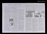 藏品(STAGE IS SET FOR THE MOST EXCITING THEATRE IN CHINESE-SPEAKING WORLD—ACTS OF DEFIANCE（影本））)的圖片