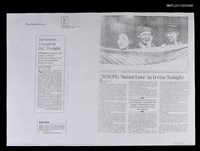 藏品(TAIWANESE TROUPE IN O.C. TONIGHT；TROUPE: ‘SECRET LOVE’ IN IRVINE TONIGHT（影本）)的圖片