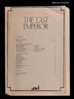 藏品(THE LAST EMPEROR（影本）)的圖片