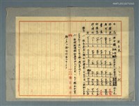 藏品(朝日商會割當表)的圖片