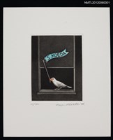 藏品(藏書票─A happy bird（快樂鳥）)的圖片