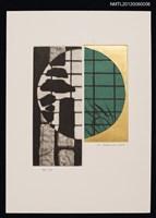 藏品(藏書票─Ancient city (Kyoto)（古城「京都」）)的圖片