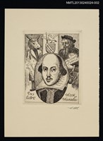 藏品(藏書票—莎士比亞)的圖片