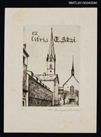 藏品(藏書票—プレディガー寺院（チューリッヒ）（蘇黎世普雷迪格教堂）)的圖片