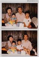 藏品(琦君夫婦與永嘉中學校長葉雲帆孫兒於室內合照)的圖片