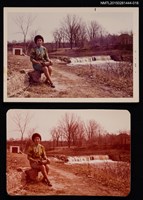 藏品(琦君第一次訪美照18（琦君於Racine Holiday Inn獨影）)的圖片