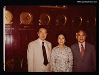 藏品(琦君夫婦與哈佛燕京圖書館館長吳文津夫婦等人合照（李唐基與吳文津夫婦合照）3)的圖片