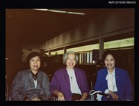 藏品(琦君與劉安諾、王臨冬餐聚合照3)的圖片