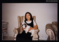 藏品(譚煥瑛、張鳳、程明琤等人合照（譚煥瑛與狗合照）2)的圖片