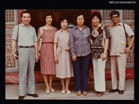 藏品(琦君夫婦與齊邦媛、詹悟、丁貞婉等人合照1)的圖片