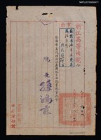 藏品(潘希真（琦君）浙江高等法院代理浙江嘉興地方法院書記官派令)的圖片