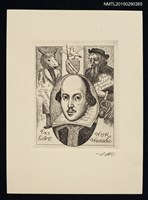 藏品(藏書票—莎士比亞)的圖片