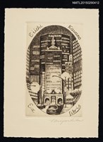 藏品(藏書票—PAN AM BUILDING（泛美大廈）)的圖片