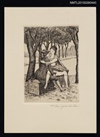 藏品(藏書票—公園エロス（公園愛神）)的圖片