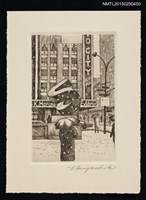 藏品(藏書票— ニュヨーク風景（紐約風景）)的圖片