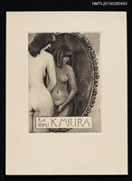 藏品(藏書票—鏡面倒映的裸女)的圖片