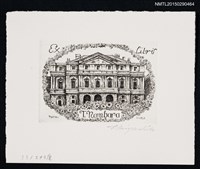 藏品(藏書票—ミラノスカラ座（米蘭斯卡拉大劇院）)的圖片