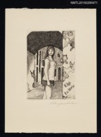 藏品(藏書票—フィレンツェの少女)的圖片