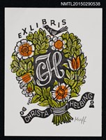 藏品(藏書票—花束)的圖片