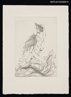 藏品(藏書票—裸女持獸面具)的圖片