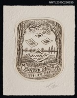 藏品(藏書票—樹飄畫)的圖片