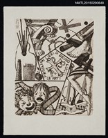 藏品(藏書票—五角格畫)的圖片