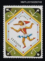 藏品(武井武雄の切手型藏書票—木偶人)的圖片