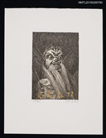 藏品(藏書票—戲偶頭像 )的圖片