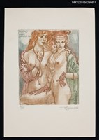 藏品(藏書票—2位女人)的圖片