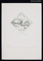 藏品(藏書票—人獸)的圖片