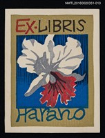 藏品(藏書票—花)的圖片