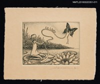 藏品(藏書票—拇指姑娘)的圖片