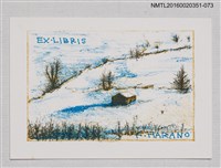 藏品(藏書票—英國・ヨークシャーの雪)的圖片