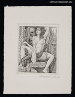 藏品(藏書票—骷髏與裸女)的圖片