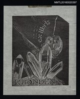 藏品(藏書票—貓頭鷹與礦石)的圖片