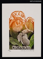 藏品(藏書票—敦盛草)的圖片