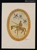 藏品(藏書票—唐吉訶德與風車 )的圖片