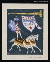藏品(藏書票—サーカス（馬戲團） )的圖片