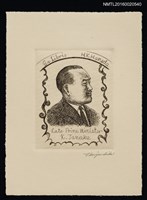 藏品(藏書票—K.TANAKA（田中角栄）)的圖片