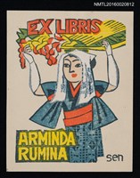 藏品(藏書票—農婦)的圖片