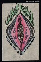 藏品(藏書票—火焰中裸女)的圖片