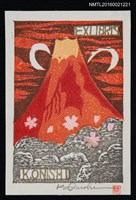 藏品(藏書票—紅火山)的圖片