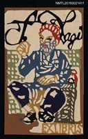 藏品(藏書票—老者)的圖片