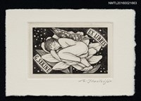 藏品(藏書票—花上的精靈)的圖片